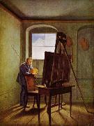 Caspar David Friedrich Georg Friedrich Kersting oil painting on canvas